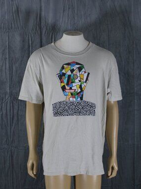 Skateboard Shirt - RVCA Art Network Program Head Graphic - Men's Large